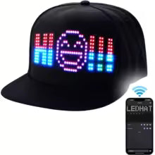 PixelCap™ – Czapka LED, Której Nikt Nie Zignoruje 🔥
