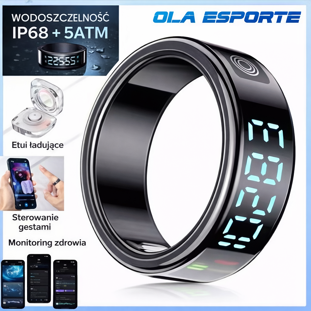 SmartRing Pro™ – kontroluj zdrowie i sen bez wysiłku 🧠💤
